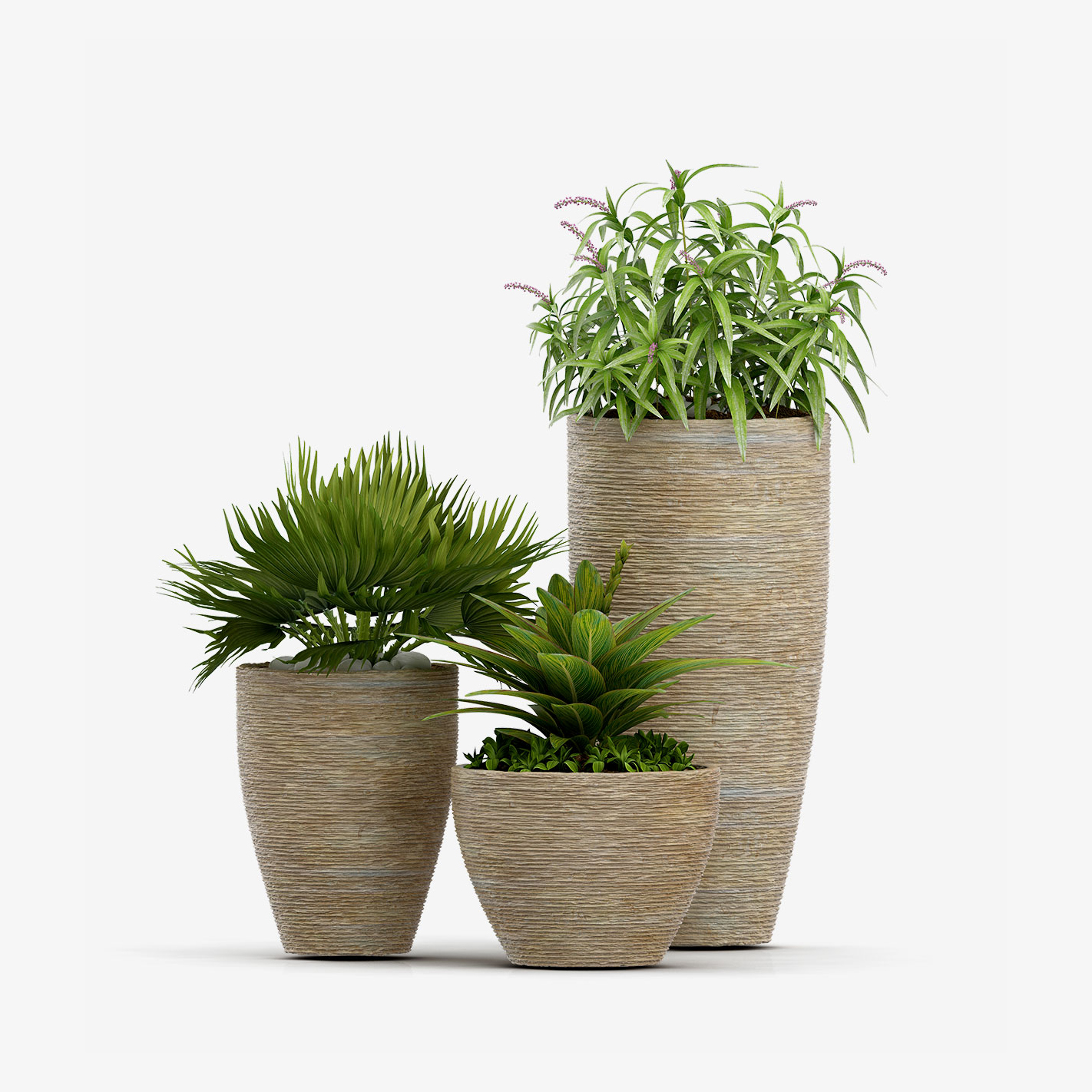 Potted Faux Artificial Flowers - Image 2